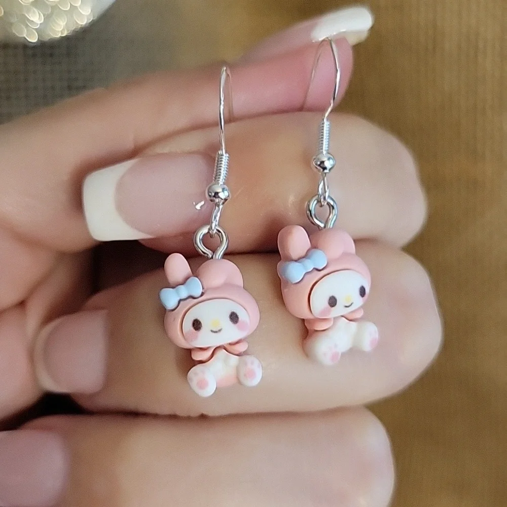 MY MELODY DAINTY DROP EARRINGS